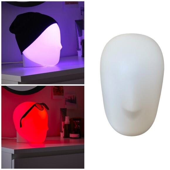 IKEA ISKARNA LED Head Table Lamp Color Changing Multicolor Plug In Light - Picture 1 of 14